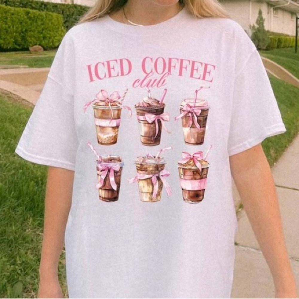 Iced Coffee Club Graphic T-Shirt